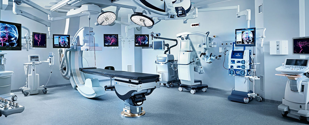 Quiròfan equipat per a cirurgia laparoscòpica